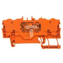 Złączka szynowa 4-przewodowa 2,5mm2 pomarańczowa 2002-1402 TOPJOBS 