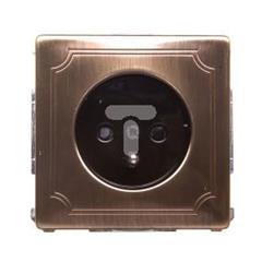 Merten Gniazdo pojedyncze mosiądz z/u 16A IP20 MTN2500-4143