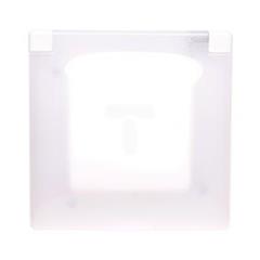 NILOE Ramka pojedyncza biały tworzywo Poziomy i pionowy 665000