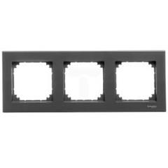 Merten System M Ramka potrójna pozioma i pionowa antracyt MTN486314