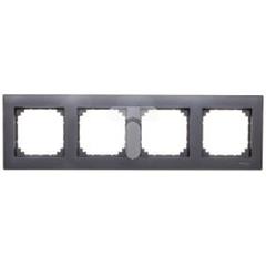 Merten System M Ramka poczwórna pozioma i pionowa antracyt MTN486414
