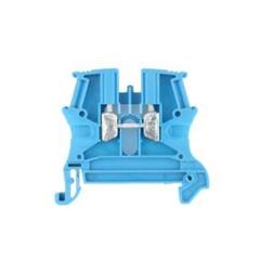 Złączka szynowa 2-przewodowa 4mm2 niebieska 037101