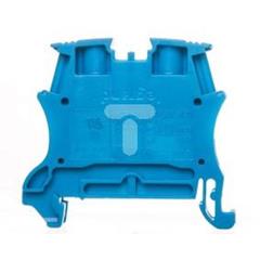 Złączka szynowa 2-przewodowa 6mm2 niebieska 037102