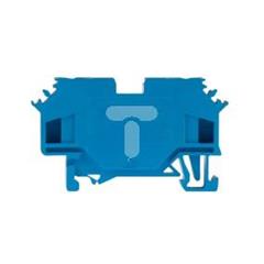 Złączka szynowa 2-przewodowa 6mm2 niebieska 282-604 