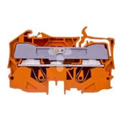 Złączka szynowa 2-przewodowa 10mm2 pomarańczowa 2010-1202 TOPJOBS 