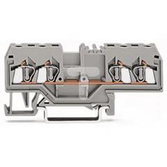 Złączka szynowa 4-przewodowa 2,5mm2 pomarańczowa 280-603