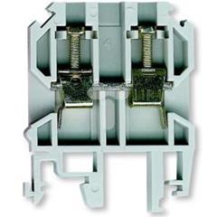 Złączka szynowa 2-przewodowa 4mm2 szara ZSG1-4.0s 12301312