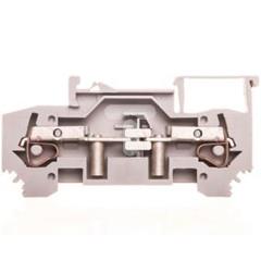 Złączka szynowa (rozłączalno-pomiarowa) 2-przewodowa 10mm2 szara 282-131