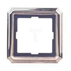 Merten Ramka pojedyncza tworzywo Poziomy i pionowy mosiądz MTN483121