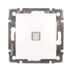 VALENA Łącznik schodowy ze wskaźnikiem przepływu prądu biały 774425