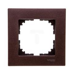 Merten System M Ramka pojedyncza drewno wenge MTN4051-3471