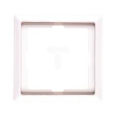 Merten Ramka pojedyncza tworzywo Poziomy i pionowy biały MTN481119