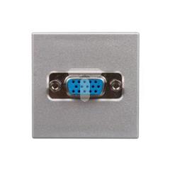 Simon Connect Gniazdo K45 video VGA /D-Sub15/ anodyzowane aluminium K100B/8 TSC-K100B-8