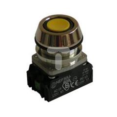 Przycisk sterowniczy 30mm żółty 1Z 1R z samopowrotem W0-NEF30-UK XY G