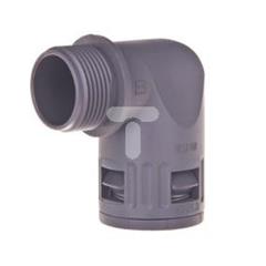 Dławnica kątowa do węża osłonowego PG16 IP68 SILVYN KLICK 90 stopni 16 szara 61801040