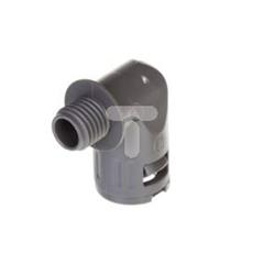 Dławnica kątowa do węża osłonowego M12 IP68 SILVYN KLICK 90 stopni 12x1,5 szara 55501120
