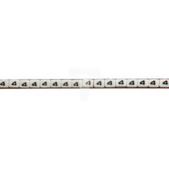 Oznacznik przewodów OPMS-01/4 biały E04ZP-01010500501