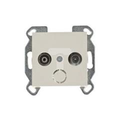 LUMINA2 Gniazdo antenowe RTV standard kremowe WL3011