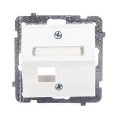 AS Obudowa gniazda komputerowego pojedynczego ecru GPK-1GS/p/27