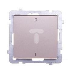 SONATA Łącznik dwubiegunowy 16AX szampański złoty IP20 ŁP-11R/m/39