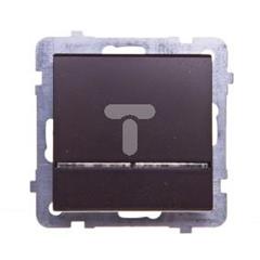 SONATA Łącznik kontrolny 16AX czekoladowy metalik IP20 ŁP-12RS/m/40