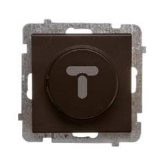 SONATA Ściemniacz przyciskowo-obrotowy 40-400W czekoladowy metalik ŁP-8R/m/40