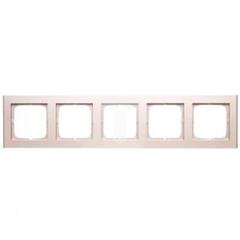 SONATA Ramka pięciokrotna szampański złoty pozioma i pionowa R-5R/39