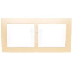 Unica Plus Ramka podwójna pionowa zieleń oliwkowa MGU6.004V.863