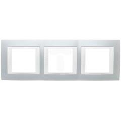 Unica Plus Ramka potrójna pionowa zieleń brylantowa MGU6.006V.870