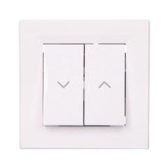 ASFORA Przycisk żaluzjowy zaciski bezgwintowe biały  EPH1300321