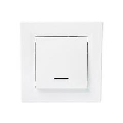 ASFORA Łącznik pojedynczy z podświetleniem biały EPH1400121