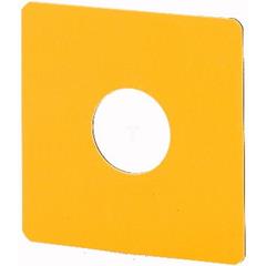 Tabliczka opisowa żółta kwadrat indywidualny opis M22-XYK-* 231181