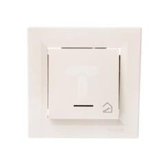 ASFORA Przycisk schody z podświetleniem zaciski śrubowe kremowy EPH1900323