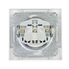 ASFORA Gniazdo pojedyncze z/u białe EPH2800121