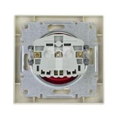 ASFORA Gniazdo pojedyncze z/u czerwono-kremowe EPH2800423