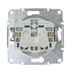 ASFORA Gniazdo pojedyncze z/u bez ramki kremowe EPH2800723