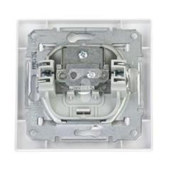 ASFORA Gniazdo antenowe TV końcowe 1dB białe EPH3200121