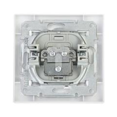 ASFORA Gniazdo antenowe TV przelotowe 8dB białe EPH3200321