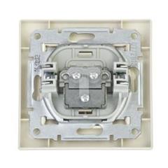 ASFORA Gniazdo antenowe TV przelotowe 8dB kremowe EPH3200323