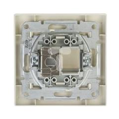 ASFORA Gniazdo komputerowe pojedyncze RJ45 kat.5e ekranowane kremowe EPH5000123