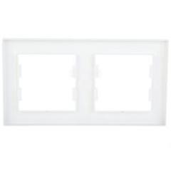 ASFORA Ramka podwójna pozioma biała EPH5800221