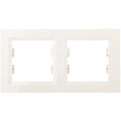 ASFORA Ramka podwójna pozioma kremowa EPH5800223