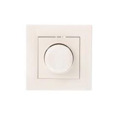 ASFORA Ściemniacz obrotowy RC z funkcją łącznika schodowego kremowy EPH6600123