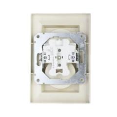 ASFORA Gniazdo podwójne b/u kremowe EPH9700223