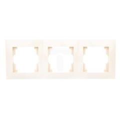 CARLA Ramka potrójna kremowa 1773-01