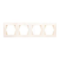 CARLA Ramka poczwórna kremowa 1774-01