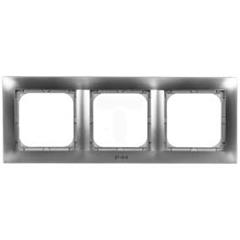 IMPRESJA Ramka potrójna do łączników IP-44 tytan RH-3Y/23