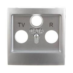 IMPRESJA Pokrywa gniazda antenowego RTV DATA srebrna P-YD/18