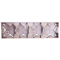 IMPRESJA Puszka natynkowa poczwórna złoty metalik PNP-4Y/28