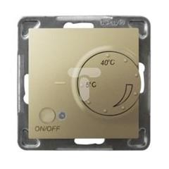 IMPRESJA Regulator temperatury 230V 5-40°C IP20 złoto metalik RTP-1Y/m/28